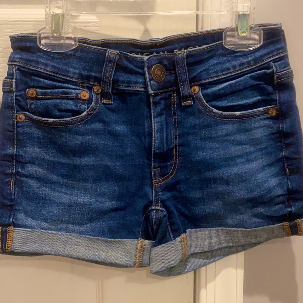 American Eagle Super Stretch jean shorts